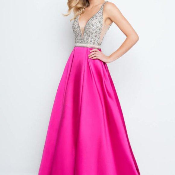 Terani Couture Dresses & Skirts - Terani Couture Beaded Satin A-line Gown